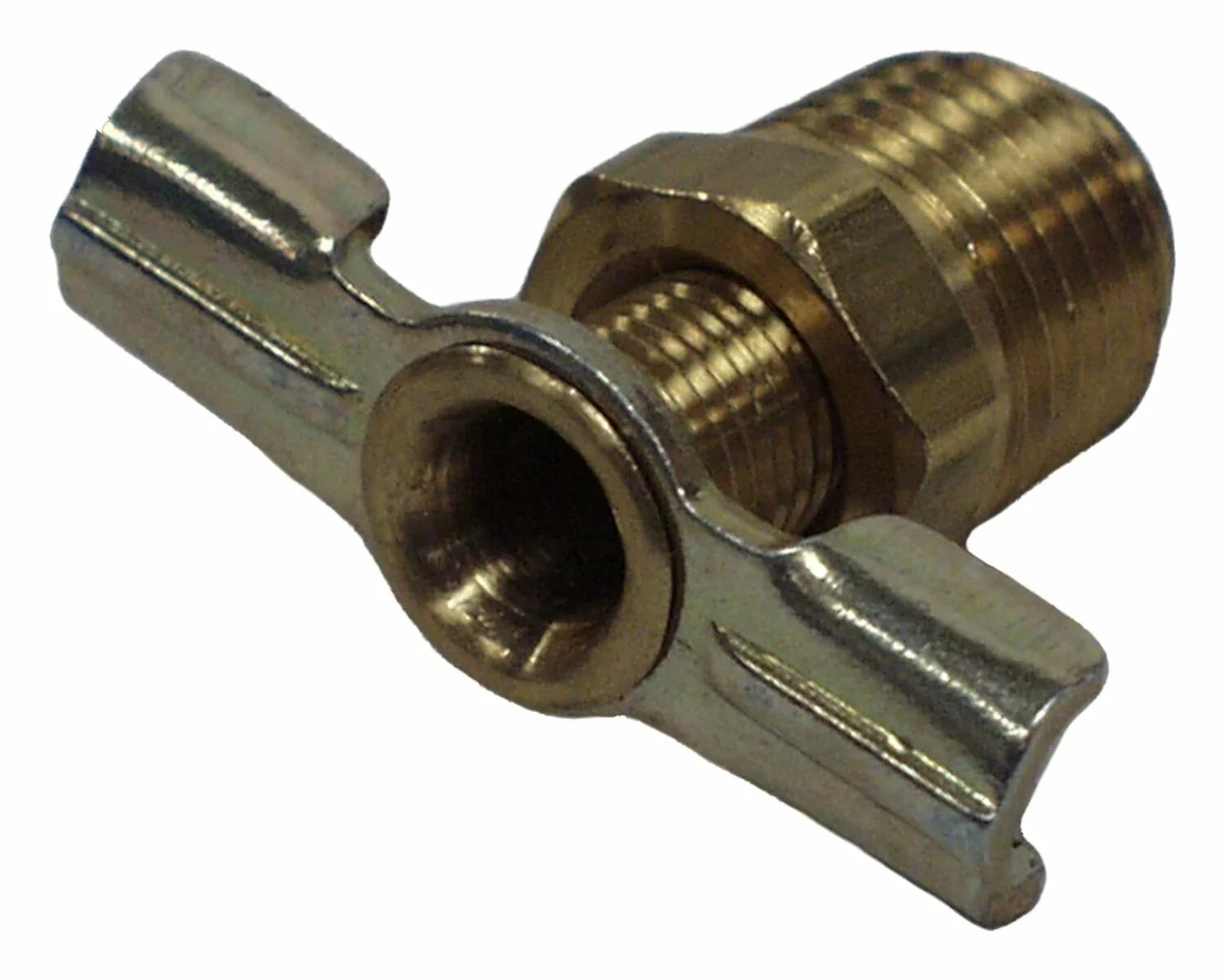 Vintage - Brass Unpainted Draincock - JA001126